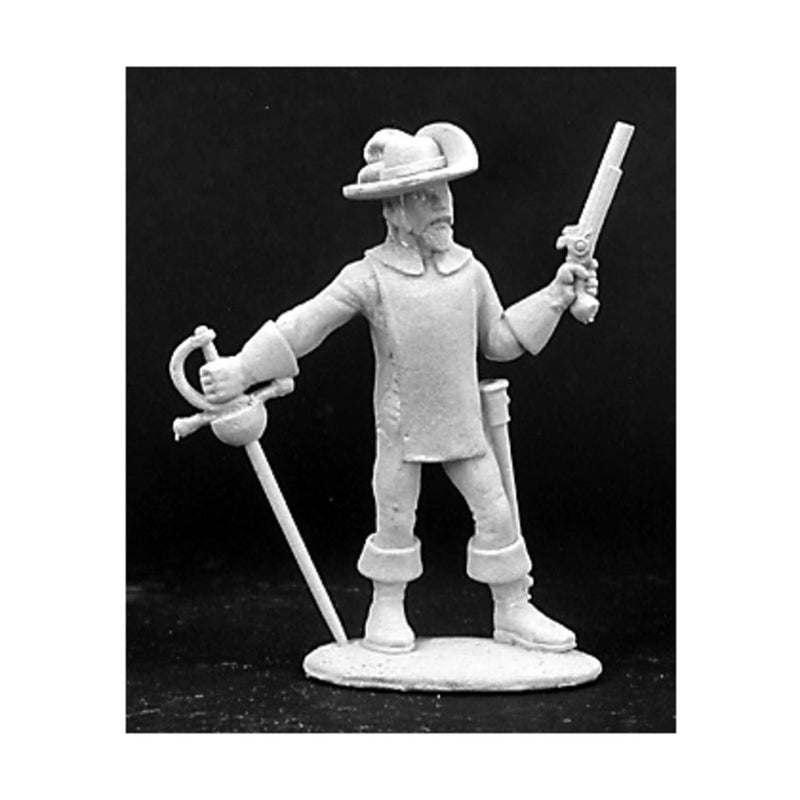 Reaper Miniatures Alfonso, Musketeer #03011 Dark Heaven Legends Unpainted Metal